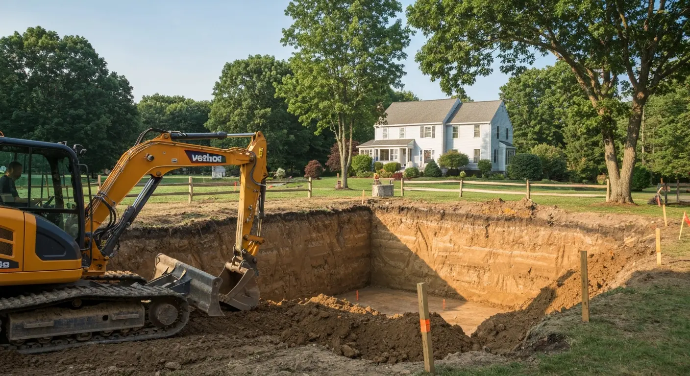 Basement excavation equipment