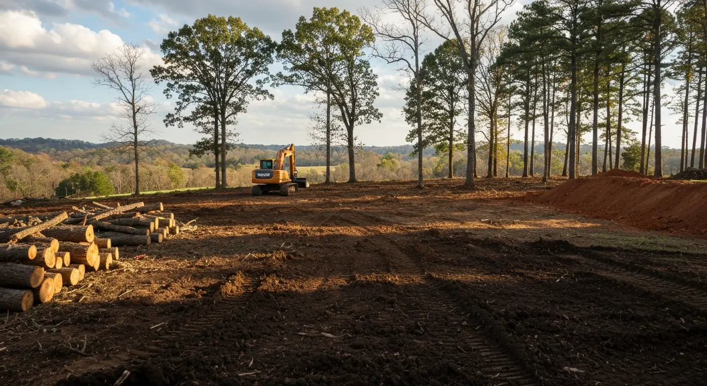 Land clearing and site prep