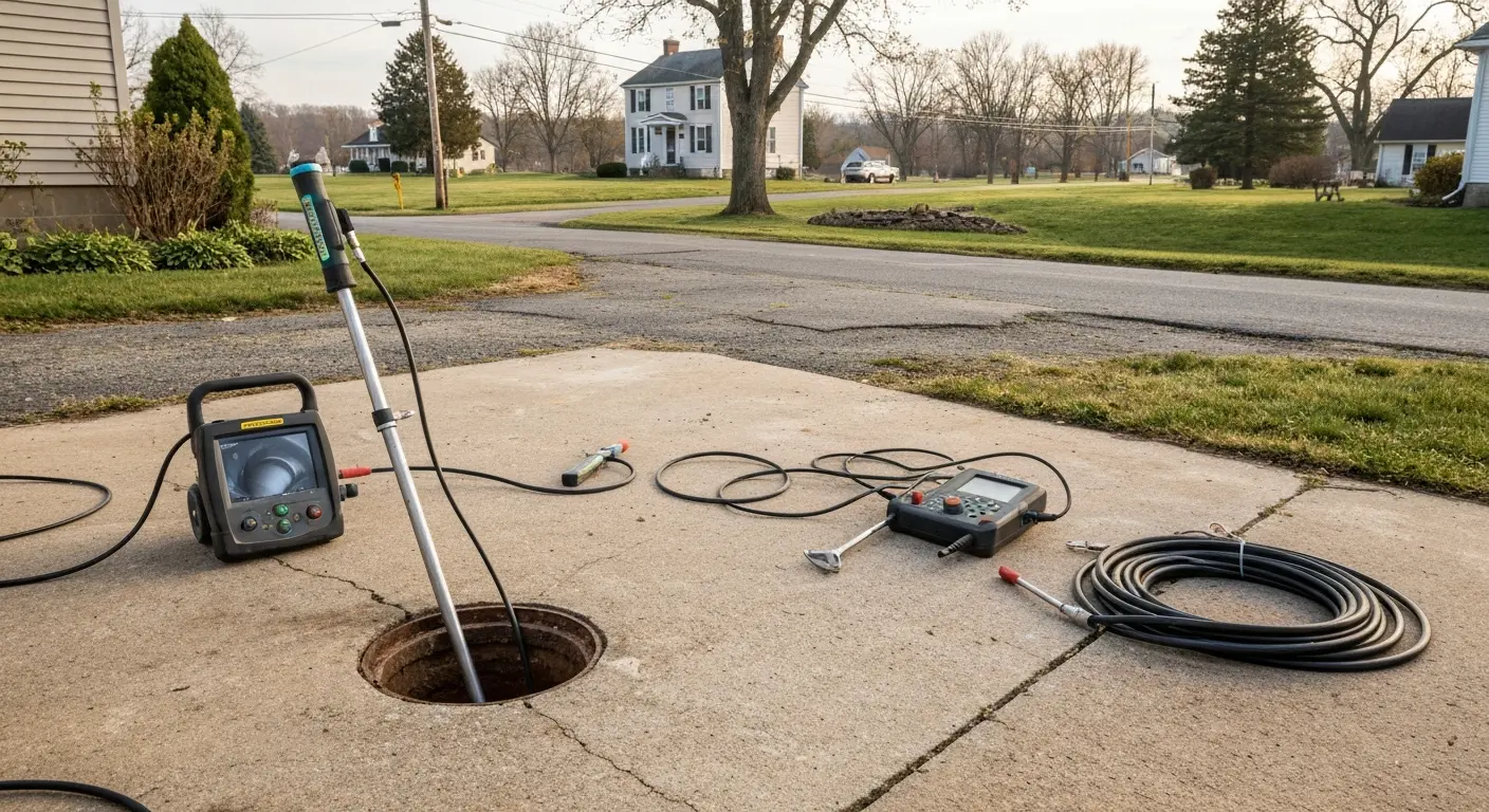 Sewer camera inspection equipment