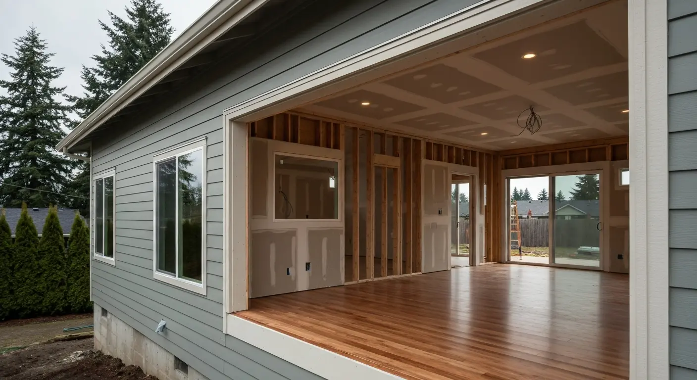 Home addition in Leavenworth