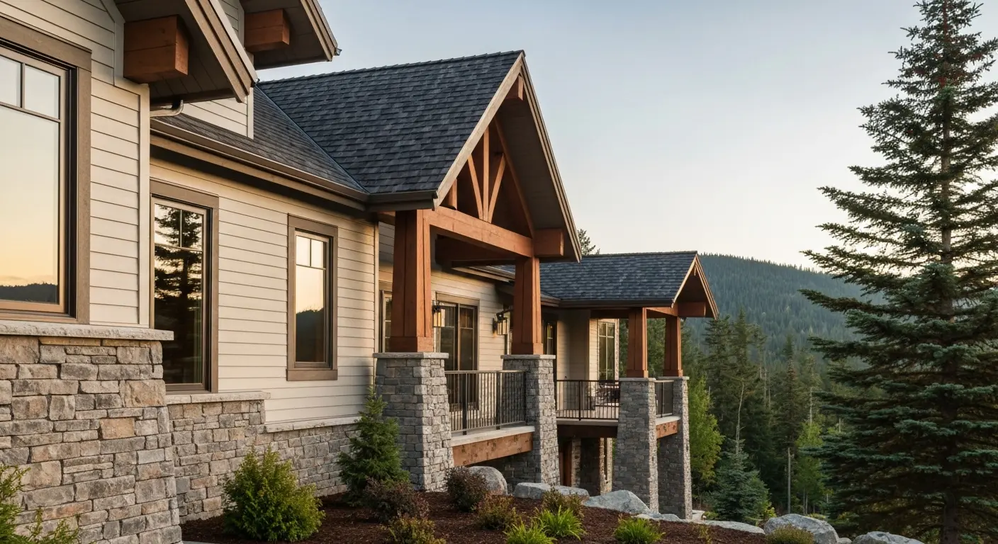 Custom mountain home in Tumble Creek