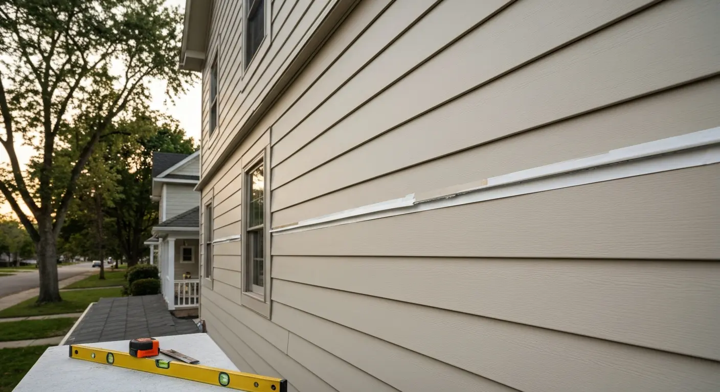 Exterior siding and roofing project