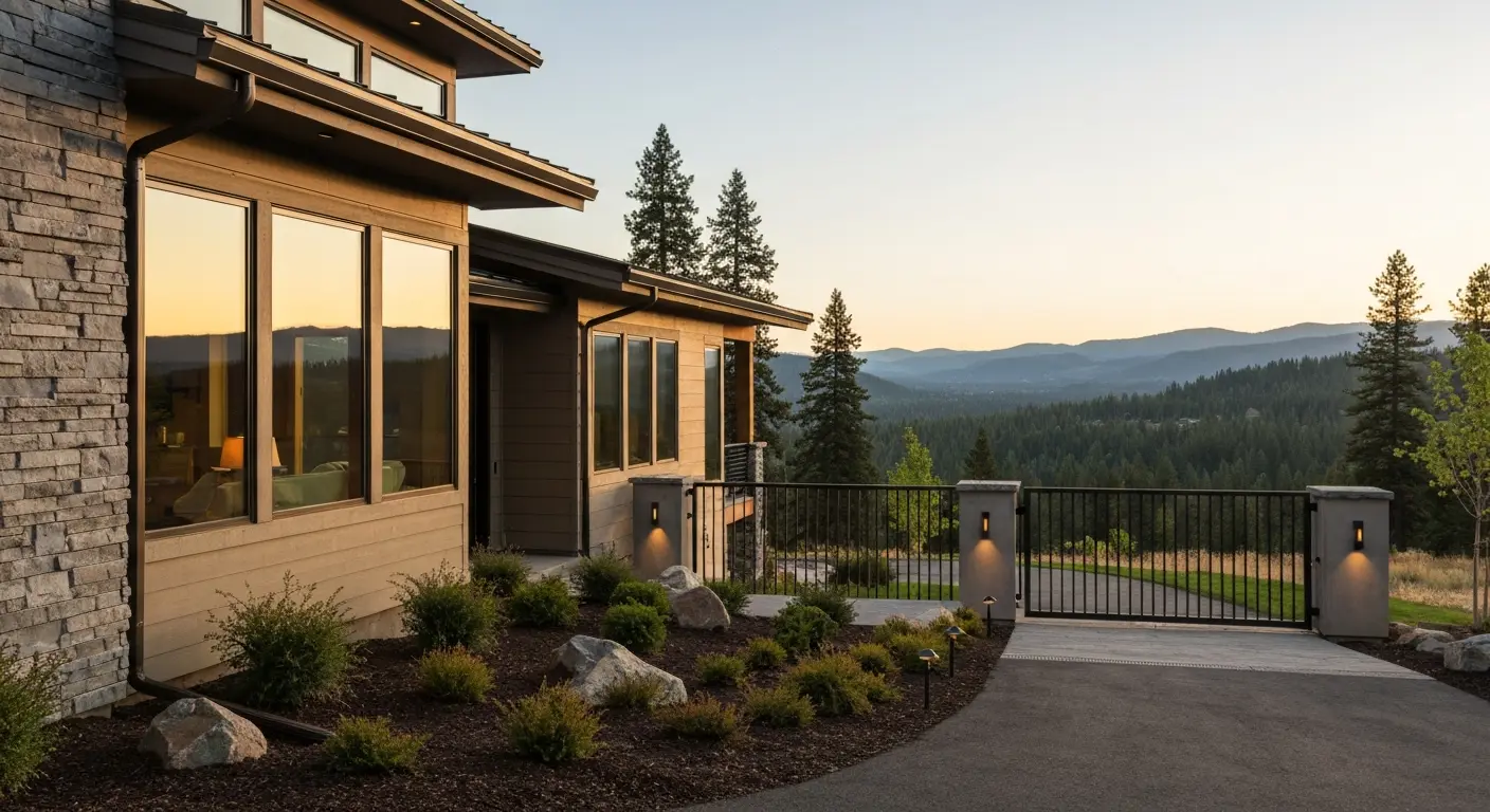 Modern mountain home on Skyline Ridge