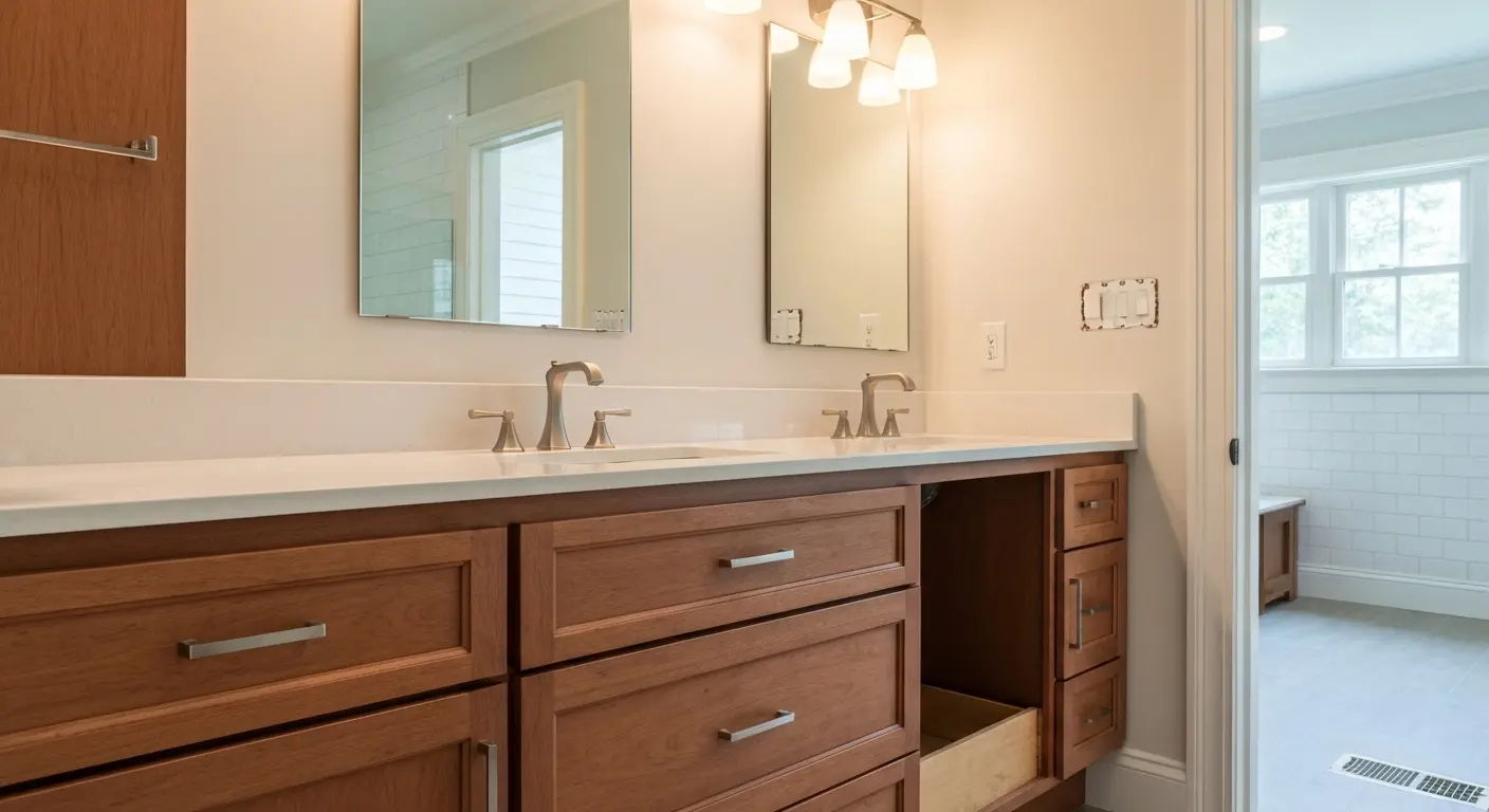 Custom bathroom vanity