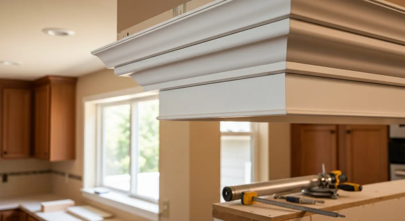 Finish carpentry and trim installation project