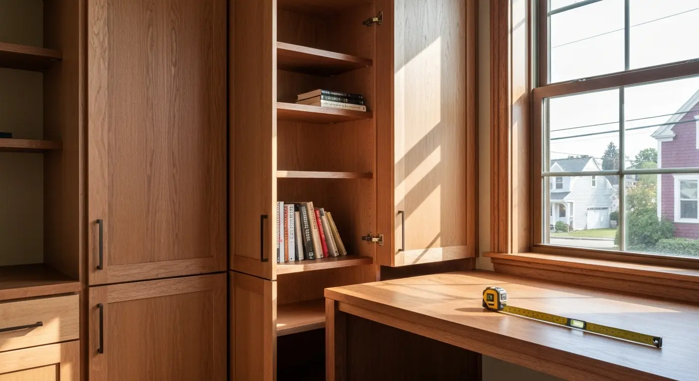 Custom cabinetry installation