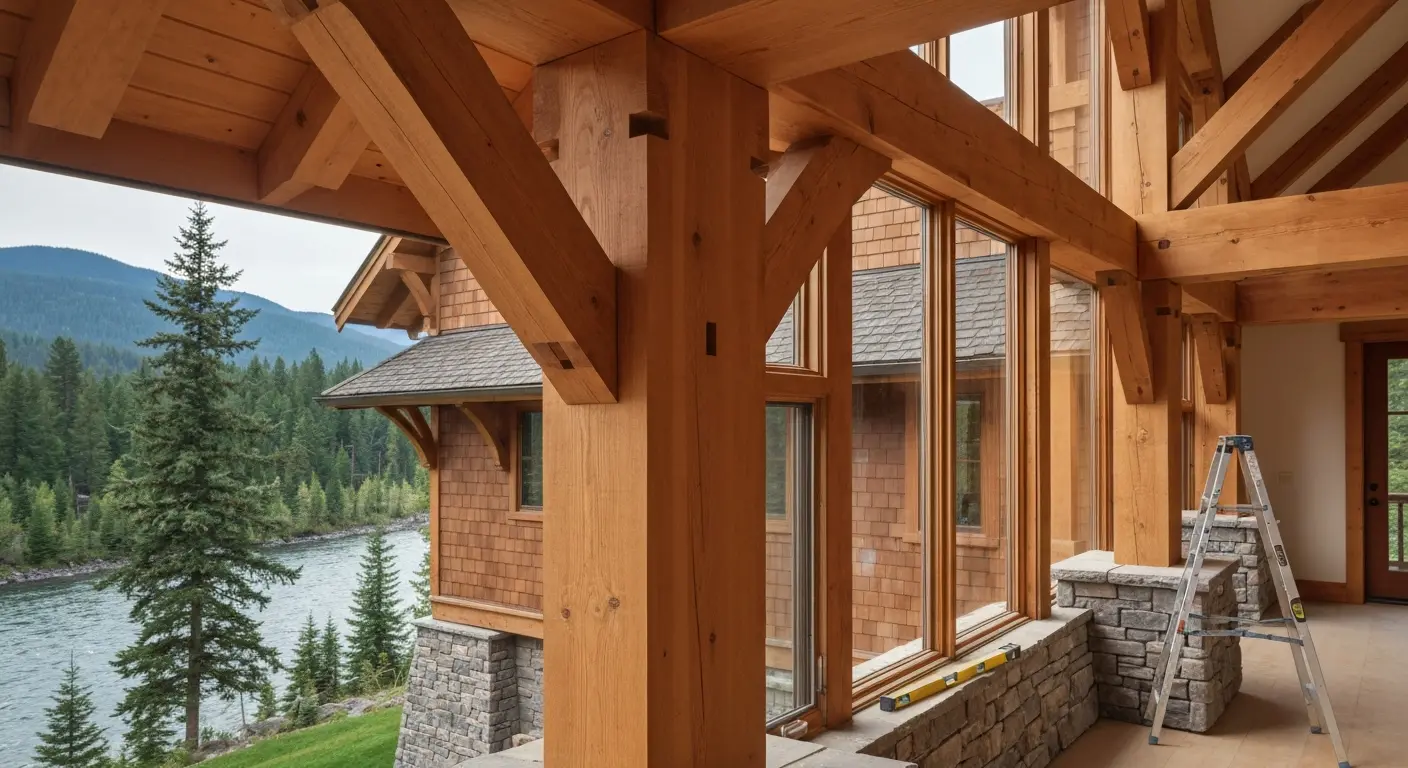 Custom home in Leavenworth