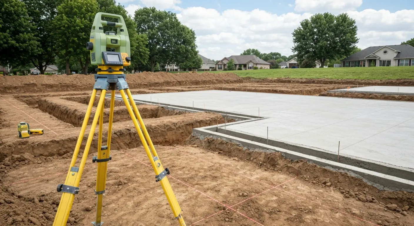 Site preparation and foundation work