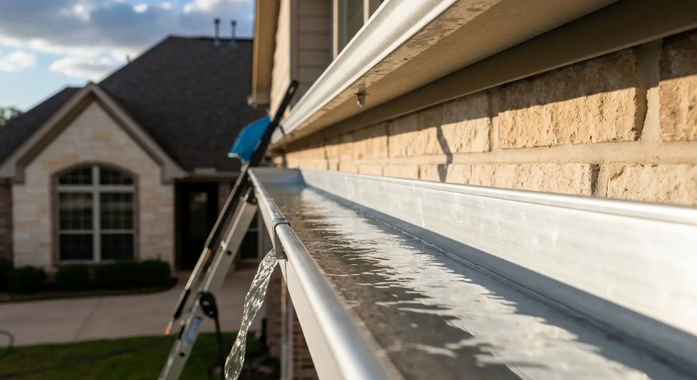 Gutter cleaning service