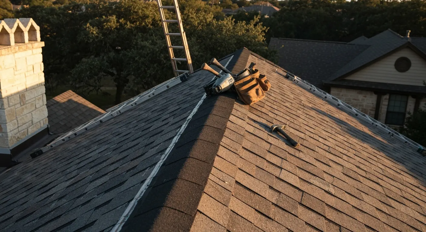 Roof repair service in Hood County