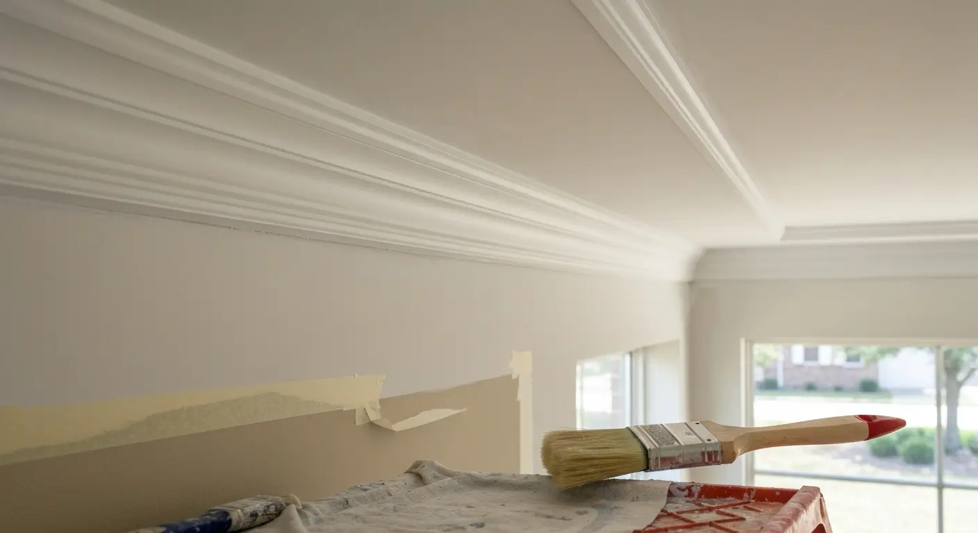 Ceiling and trim painting