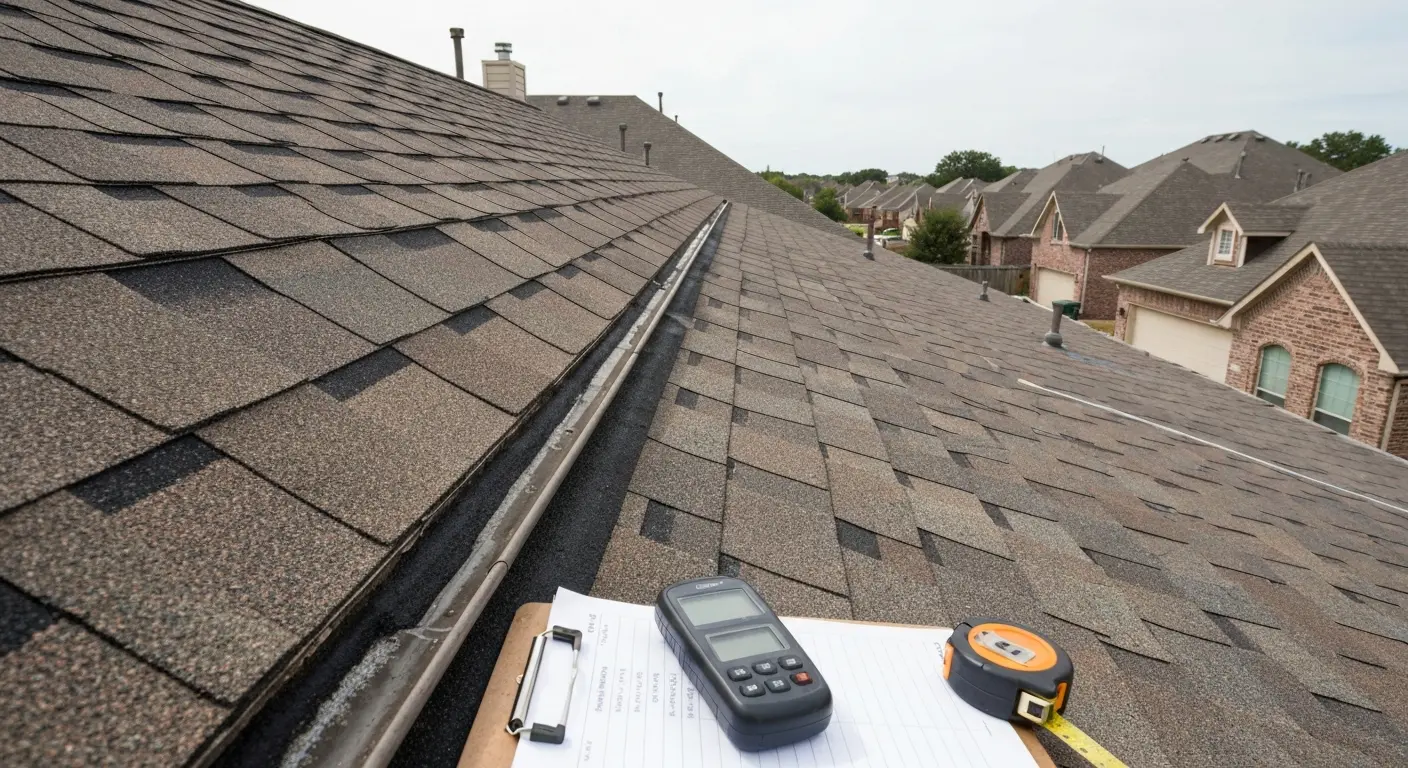 Insurance claim roof assessment