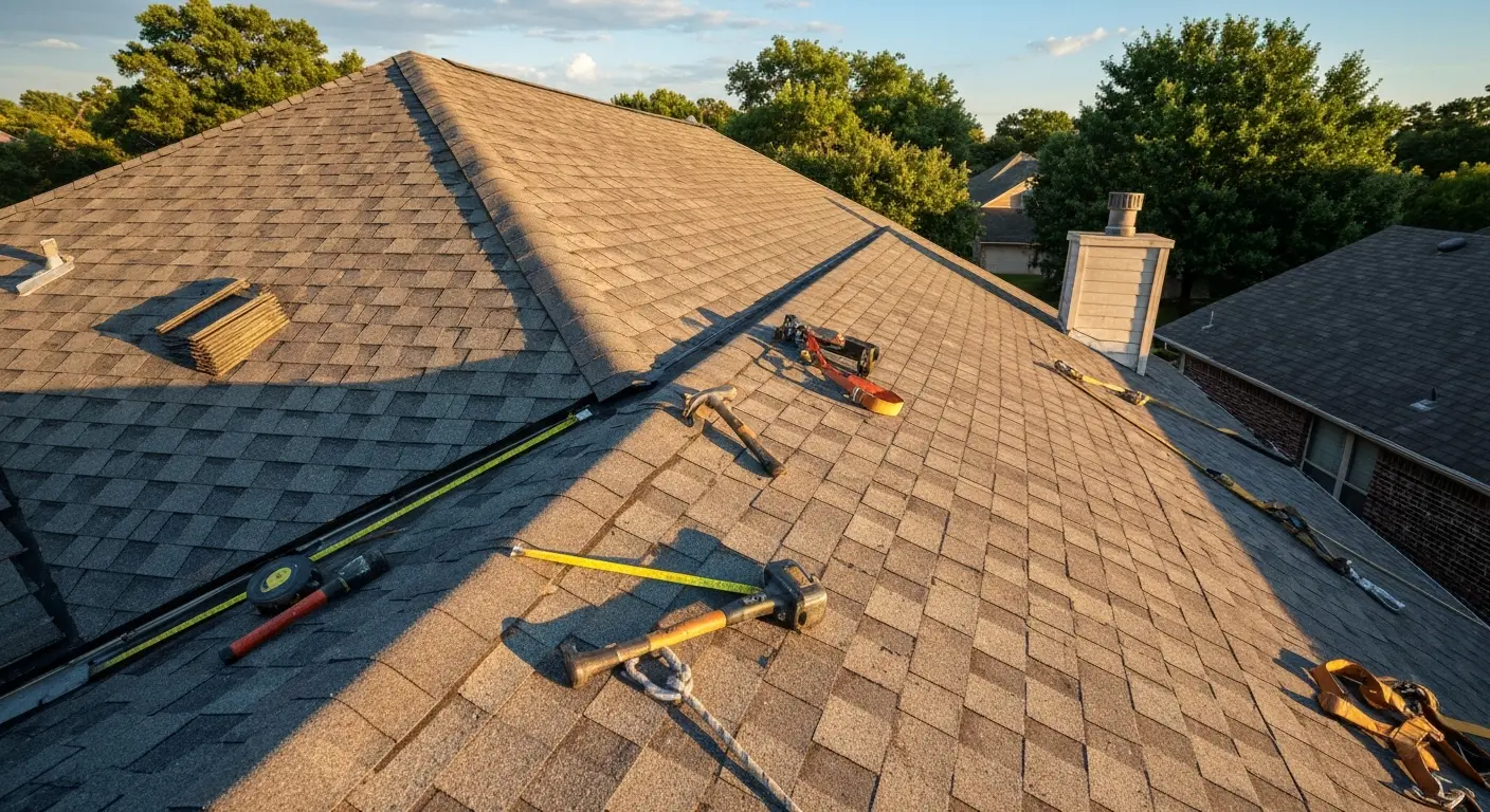 Roof repair for storm damage in Tarrant County