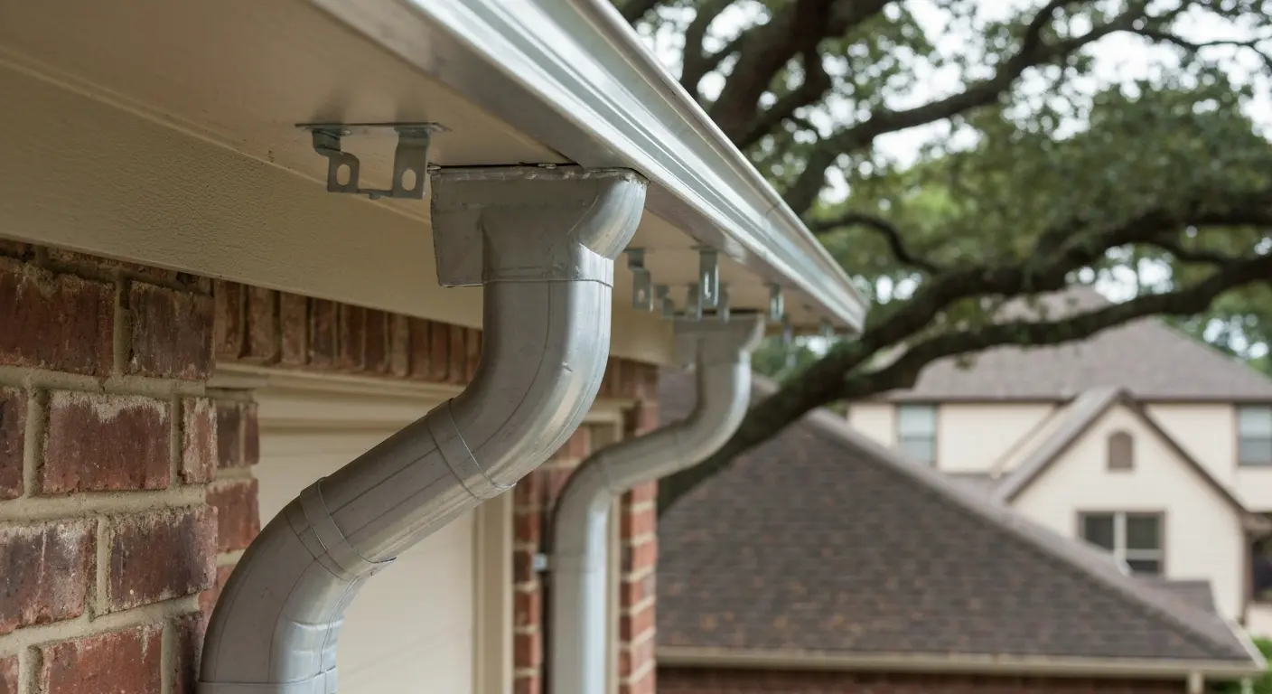 New gutter installation