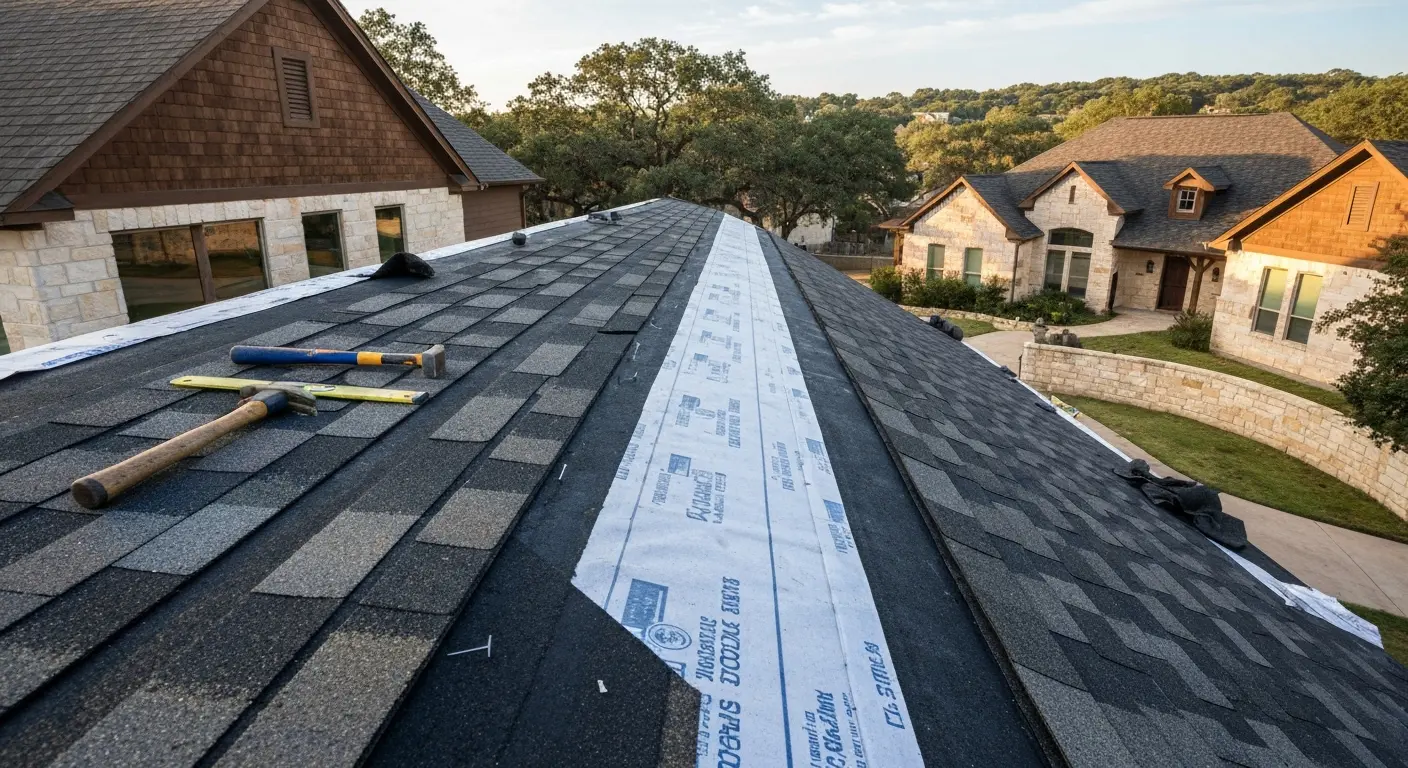 Full roof replacement in Hood County