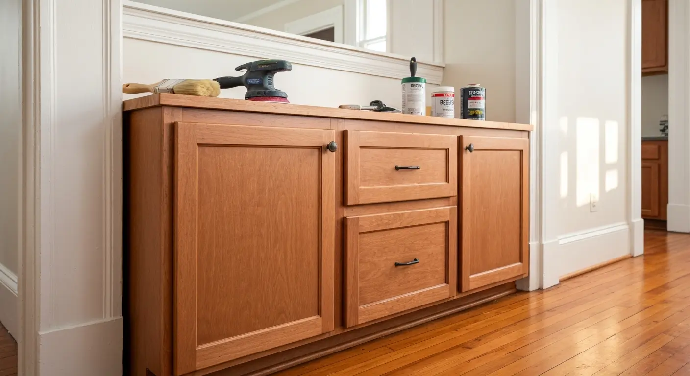 Cabinet refinishing