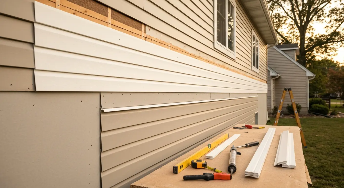 Siding repair project