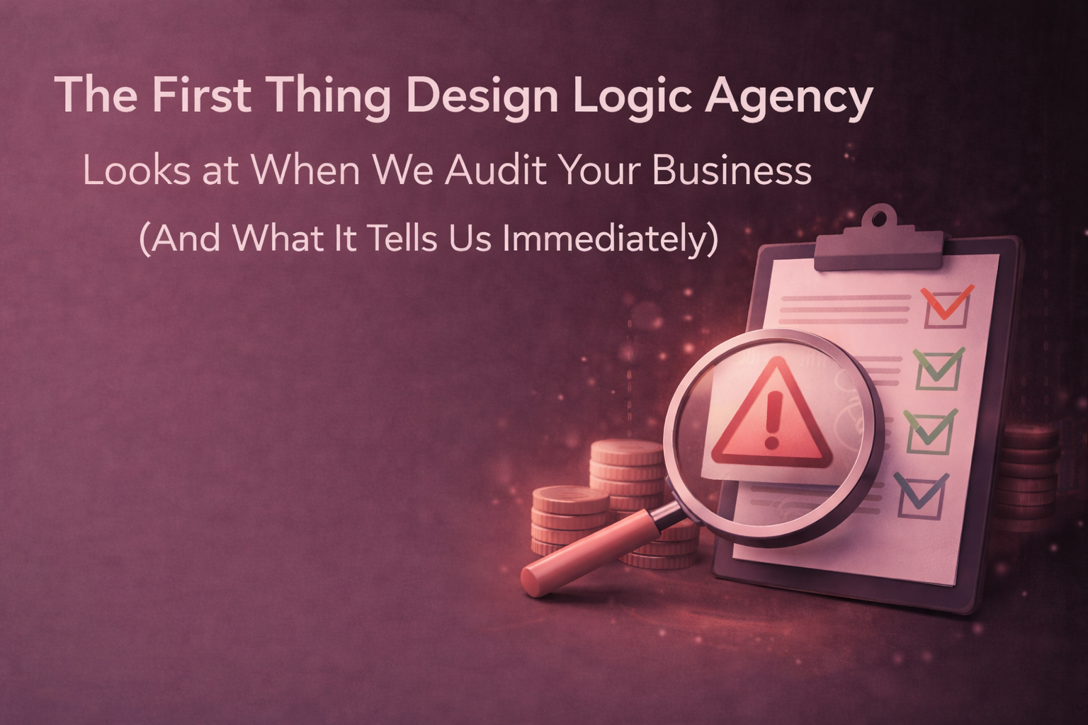 The First Thing Design Logic Agency Looks at When We Audit Your Business