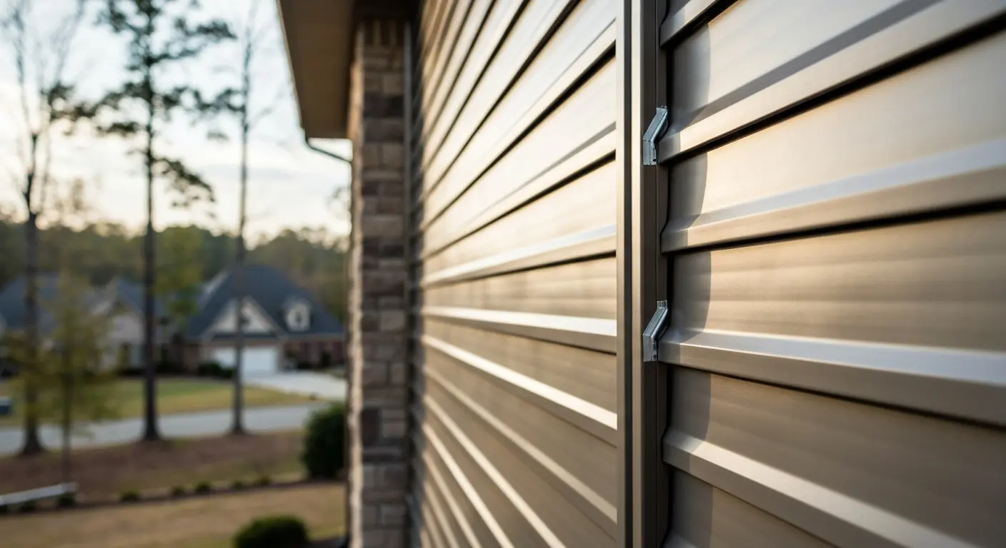 Metal siding accents