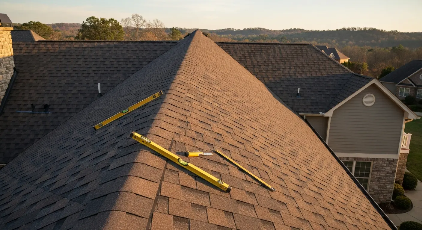 Roofing project in Waleska