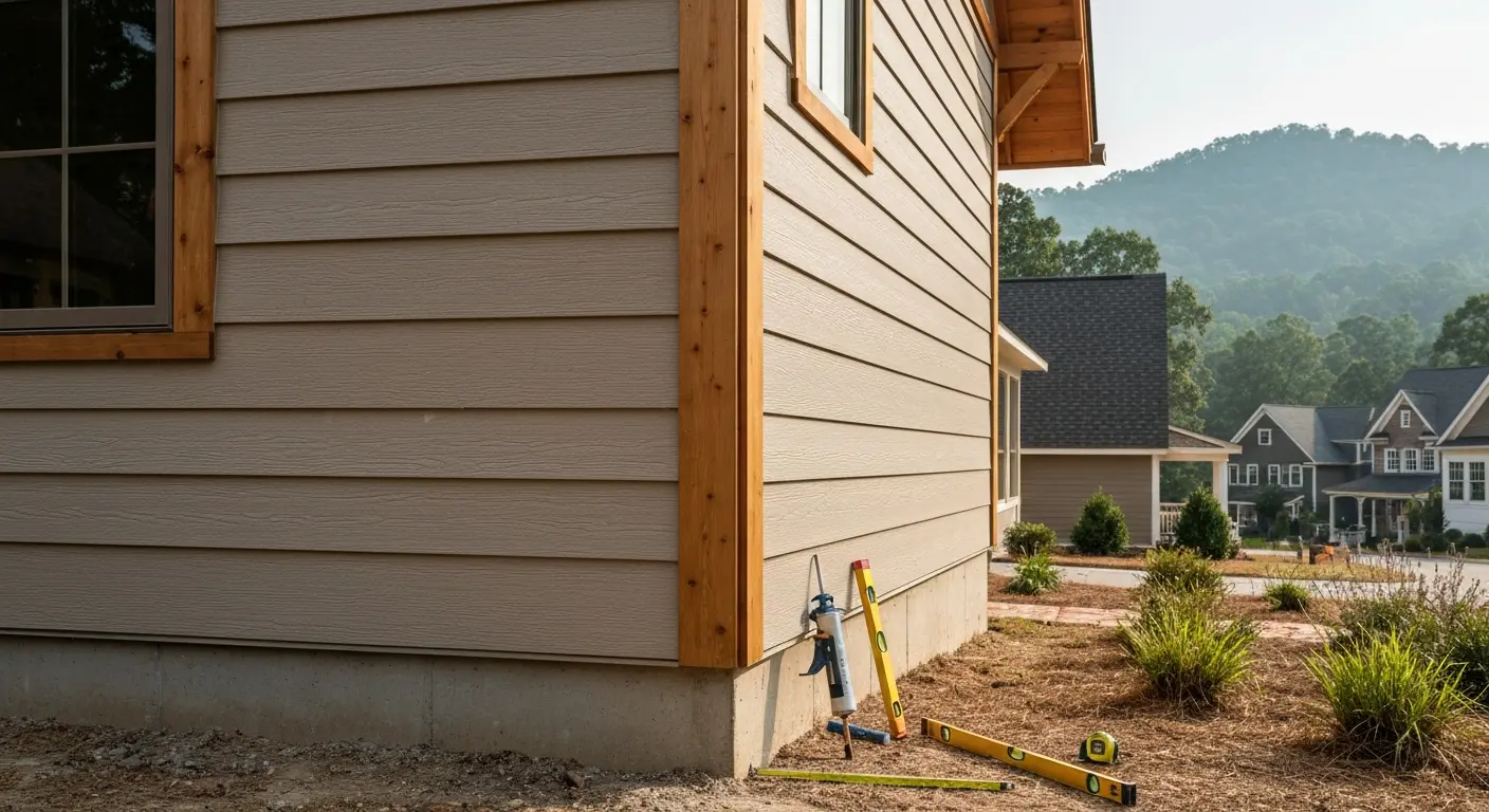 Blue Ridge siding installation