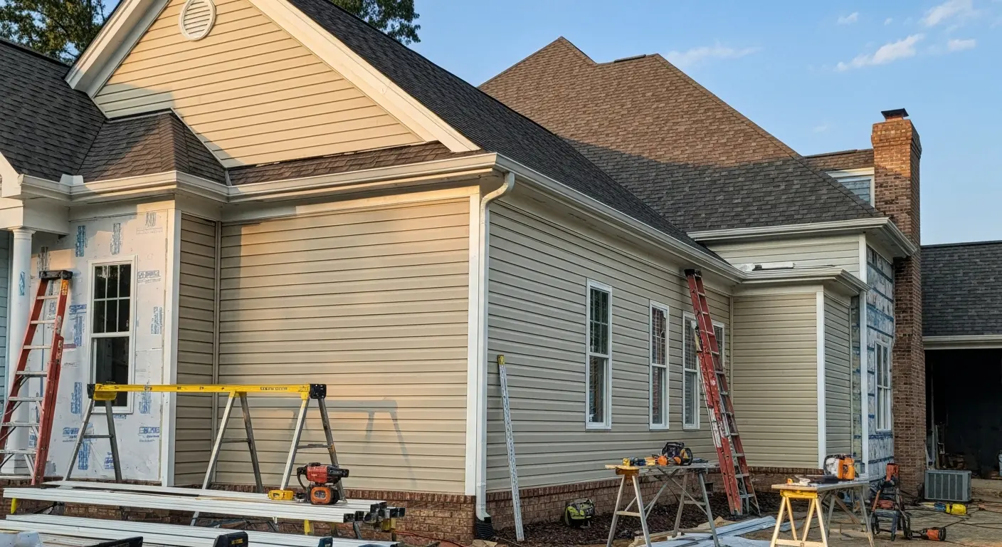 Home exterior restoration