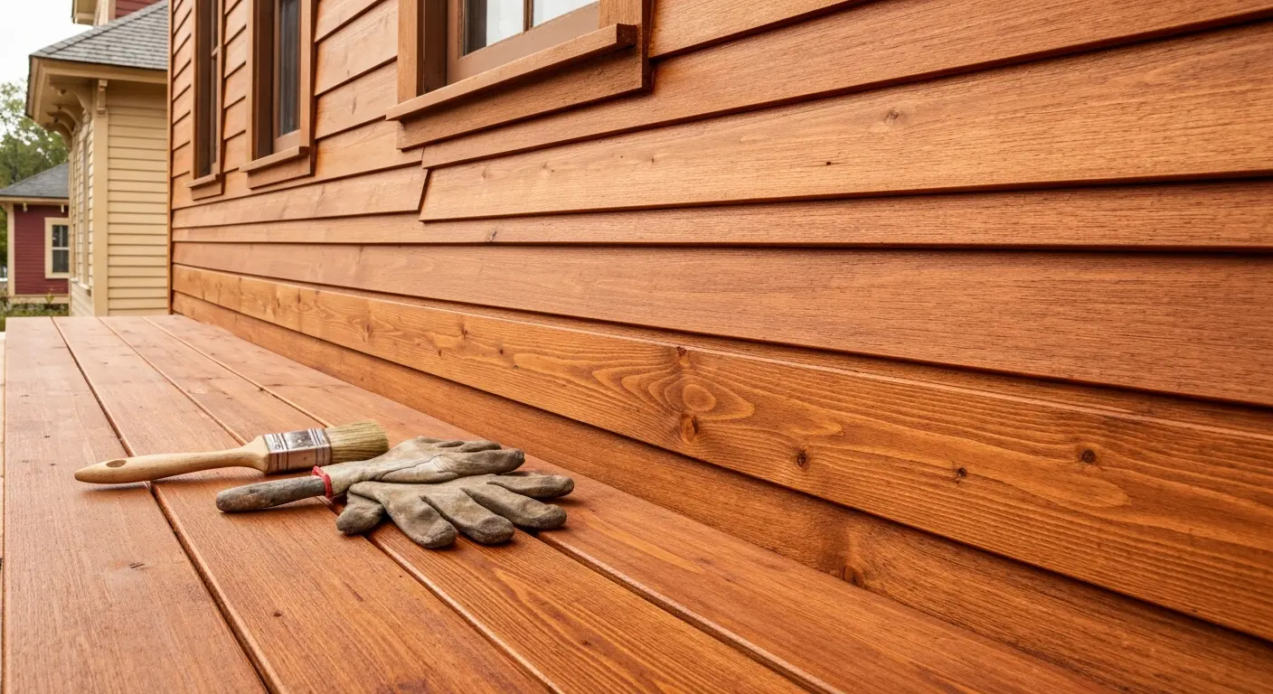 Wood siding restoration