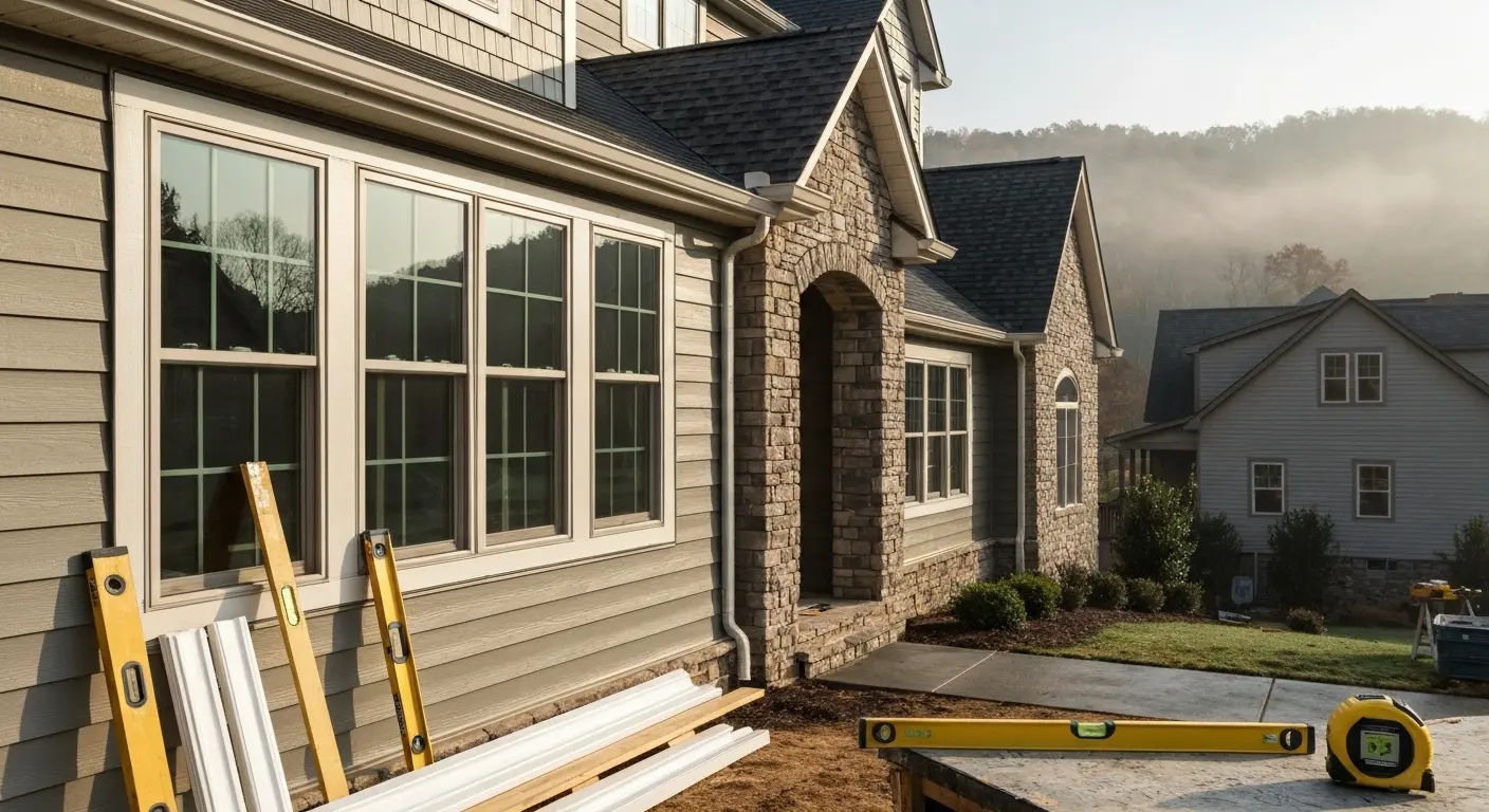 Blue Ridge exterior makeover