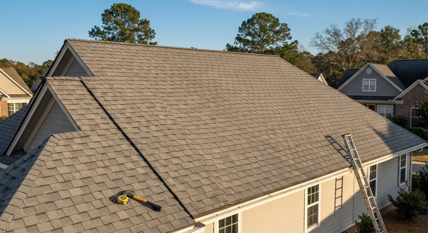 Roofing project completion