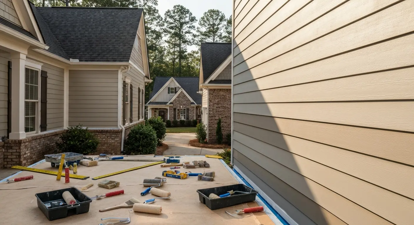 Home exterior makeover