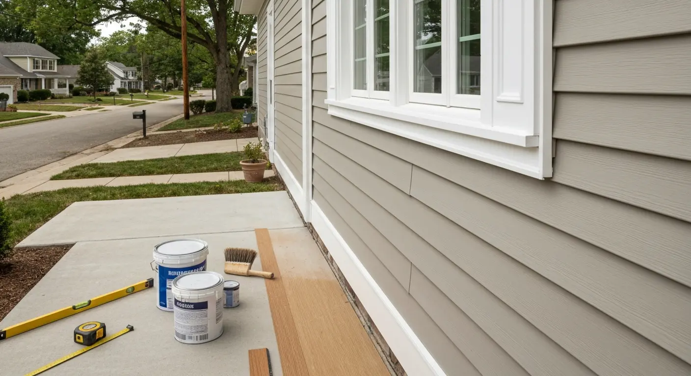 Home exterior makeover