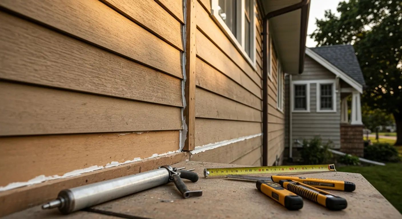 Partial siding repair