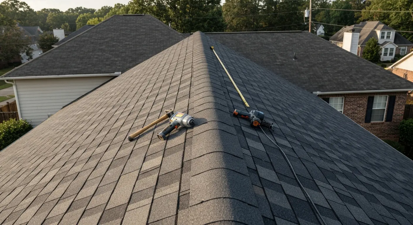 Complete roof installation in Woodstock