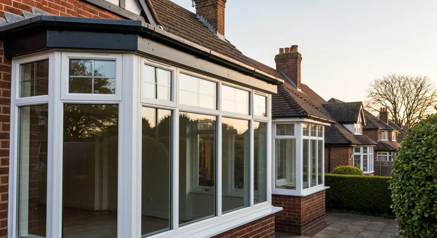 Picture and bay window installation