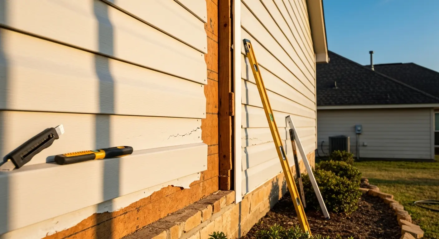 Siding repair damage assessment