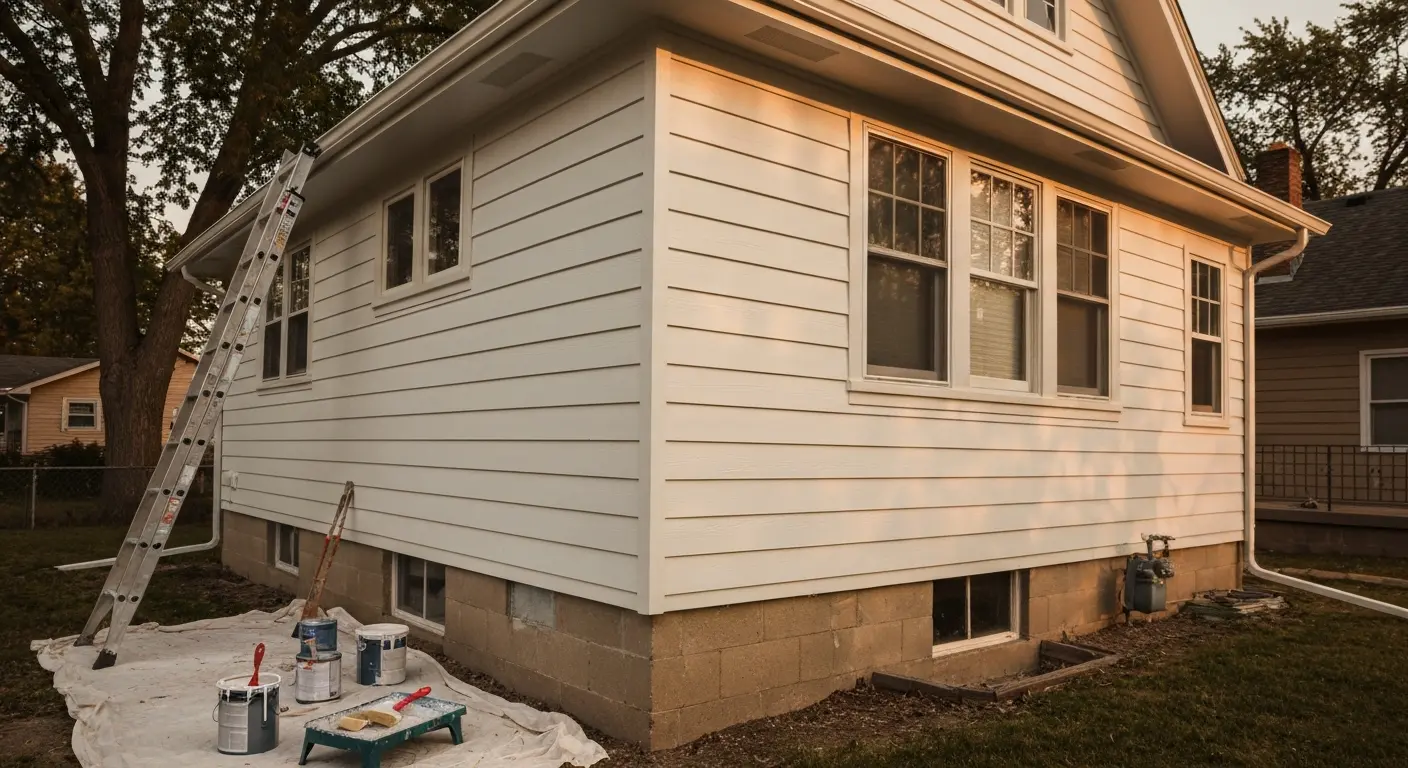 Exterior painting project
