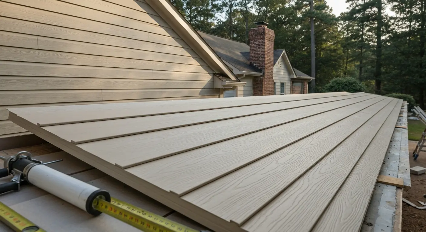 Full home siding installation