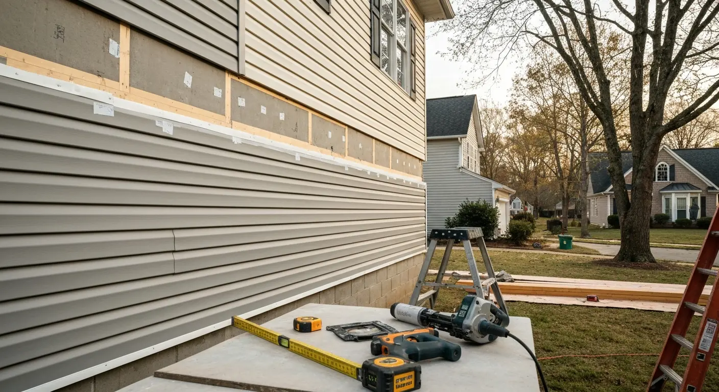 Full siding replacement