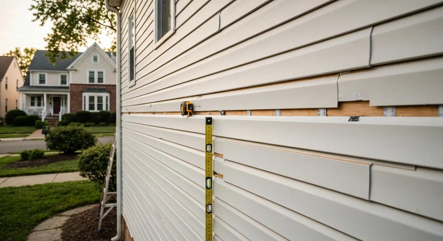 Siding repair work