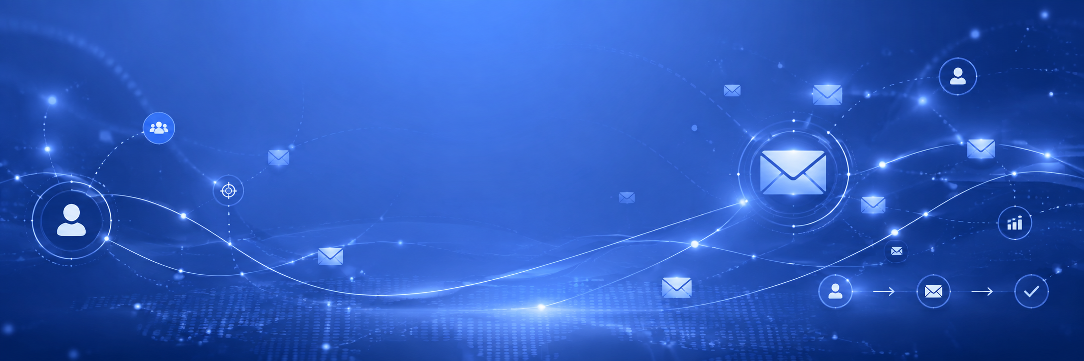 Connected email communication and customer journey network