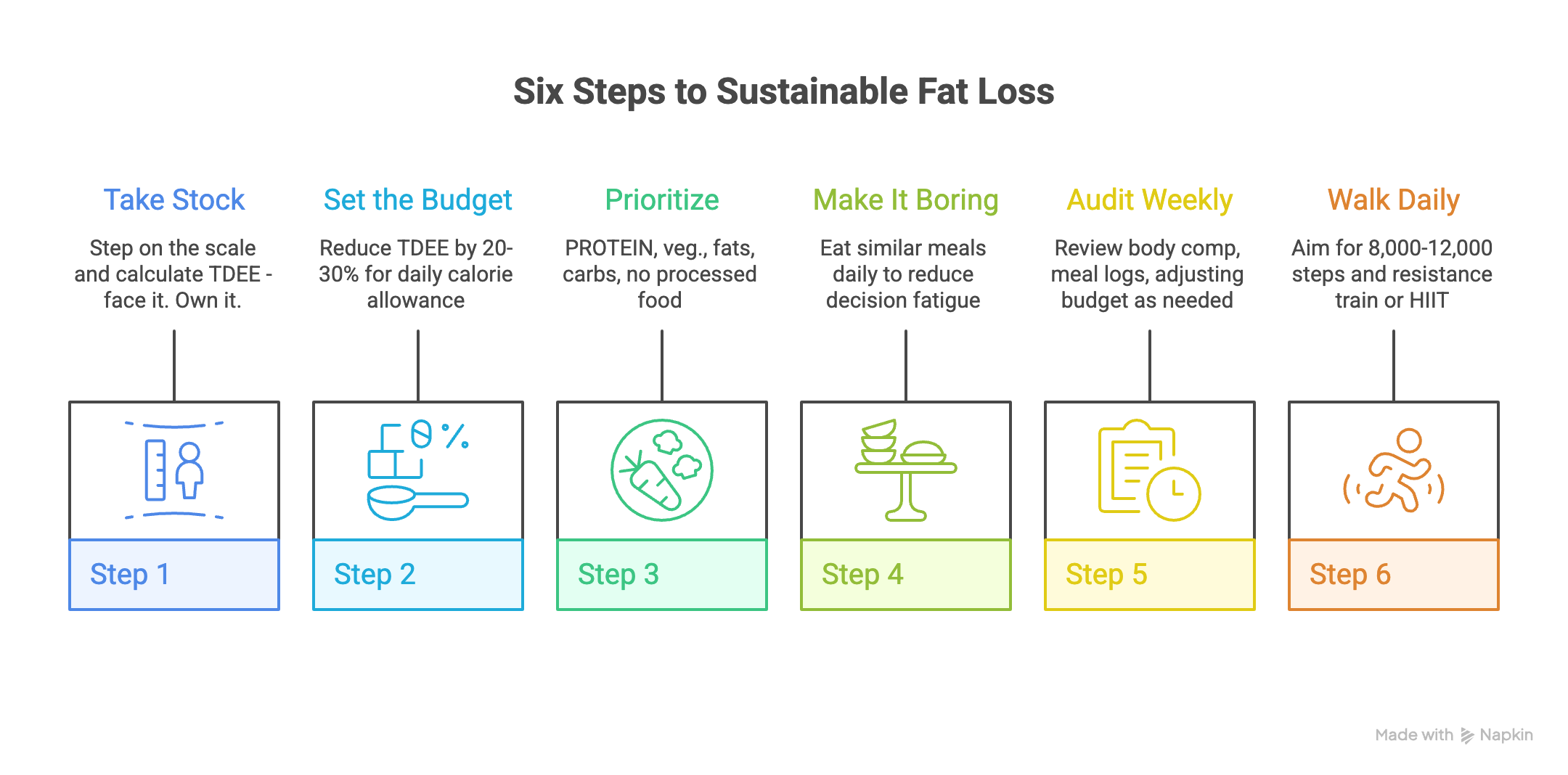 six 6 steps to sustainable fat loss six 6 steps to sustainable fat loss