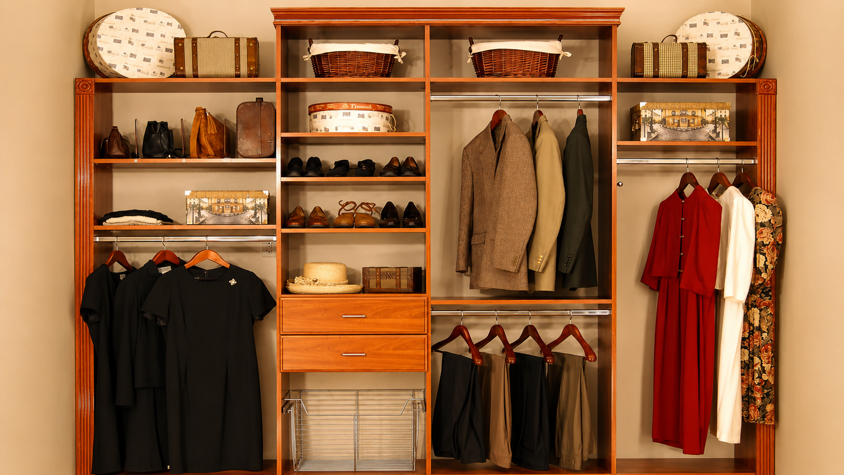 Custom closet by All City Closet Co.