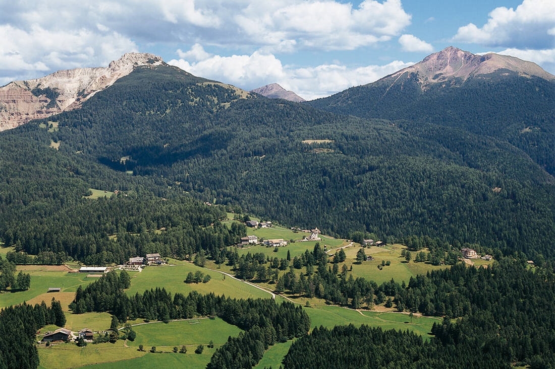 Weißhorn und Schwarzhorn mit dem Jochgrimm