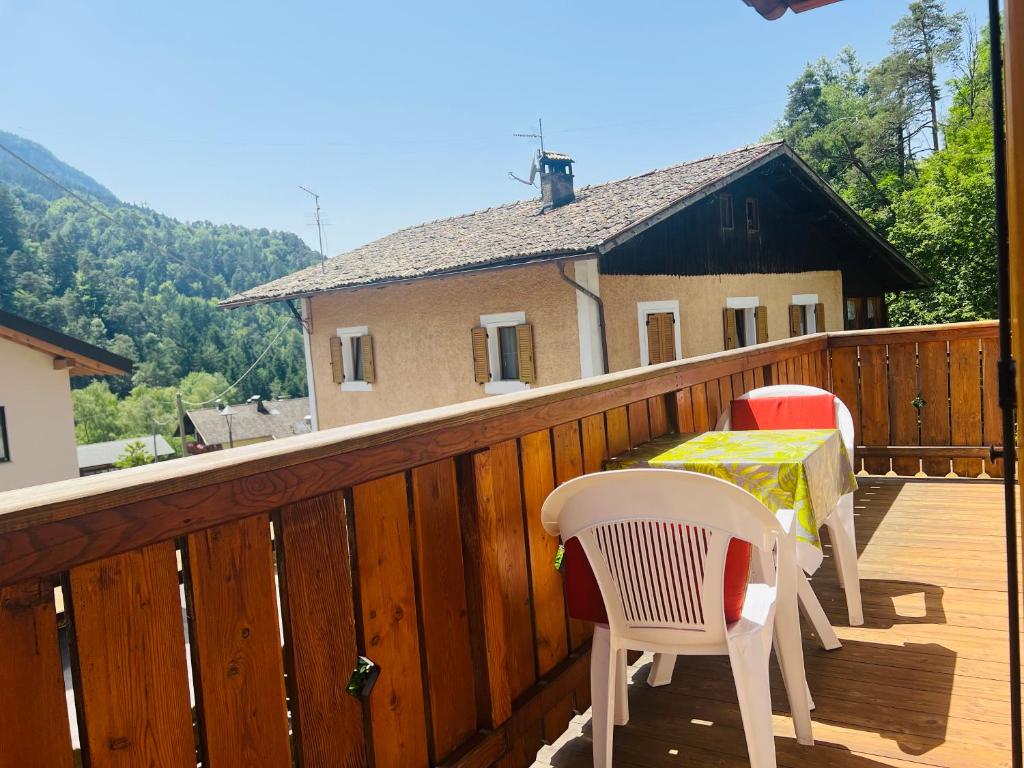 Südbalkon der Ferienwohnung Loft