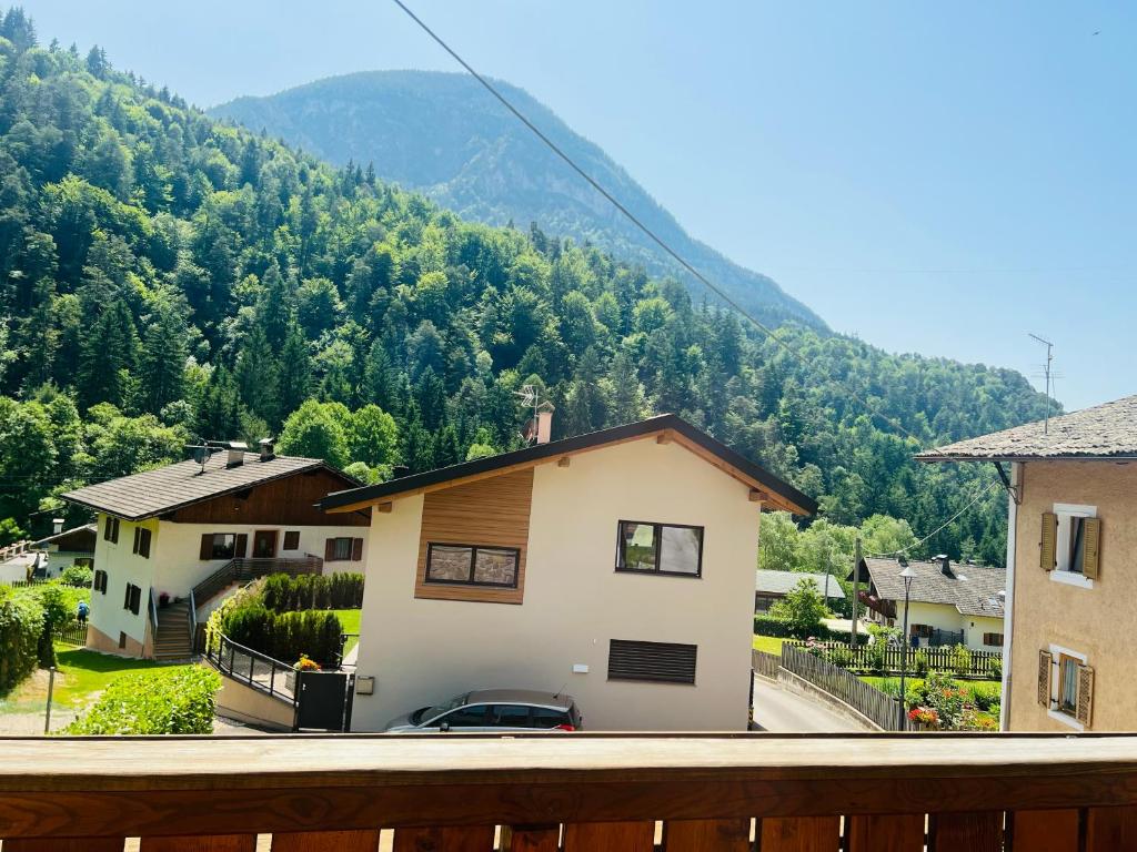 Aussicht vom Balkon der Ferienwohnung Loft