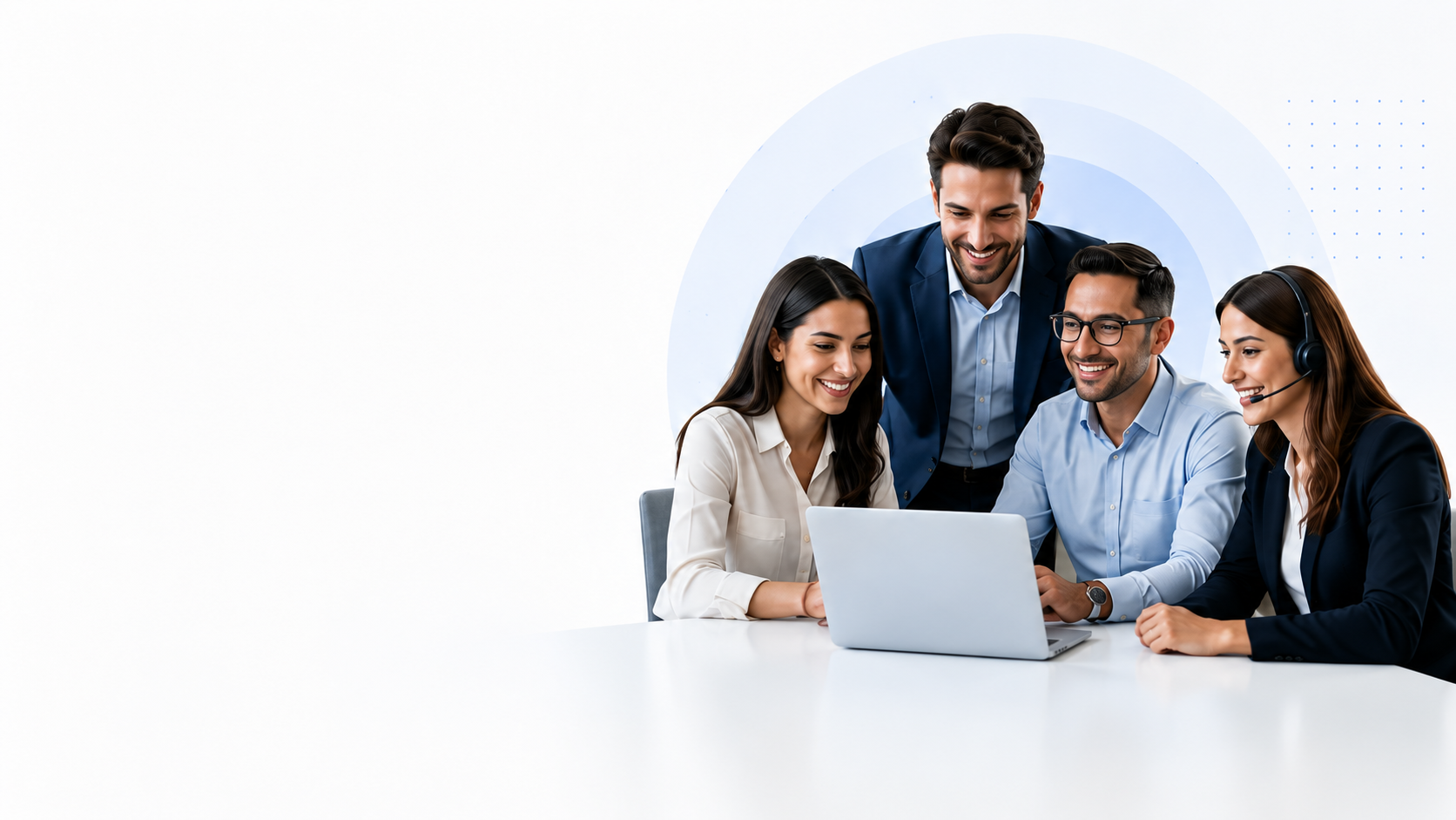 Equipo CIMA AI trabajando en conjunto