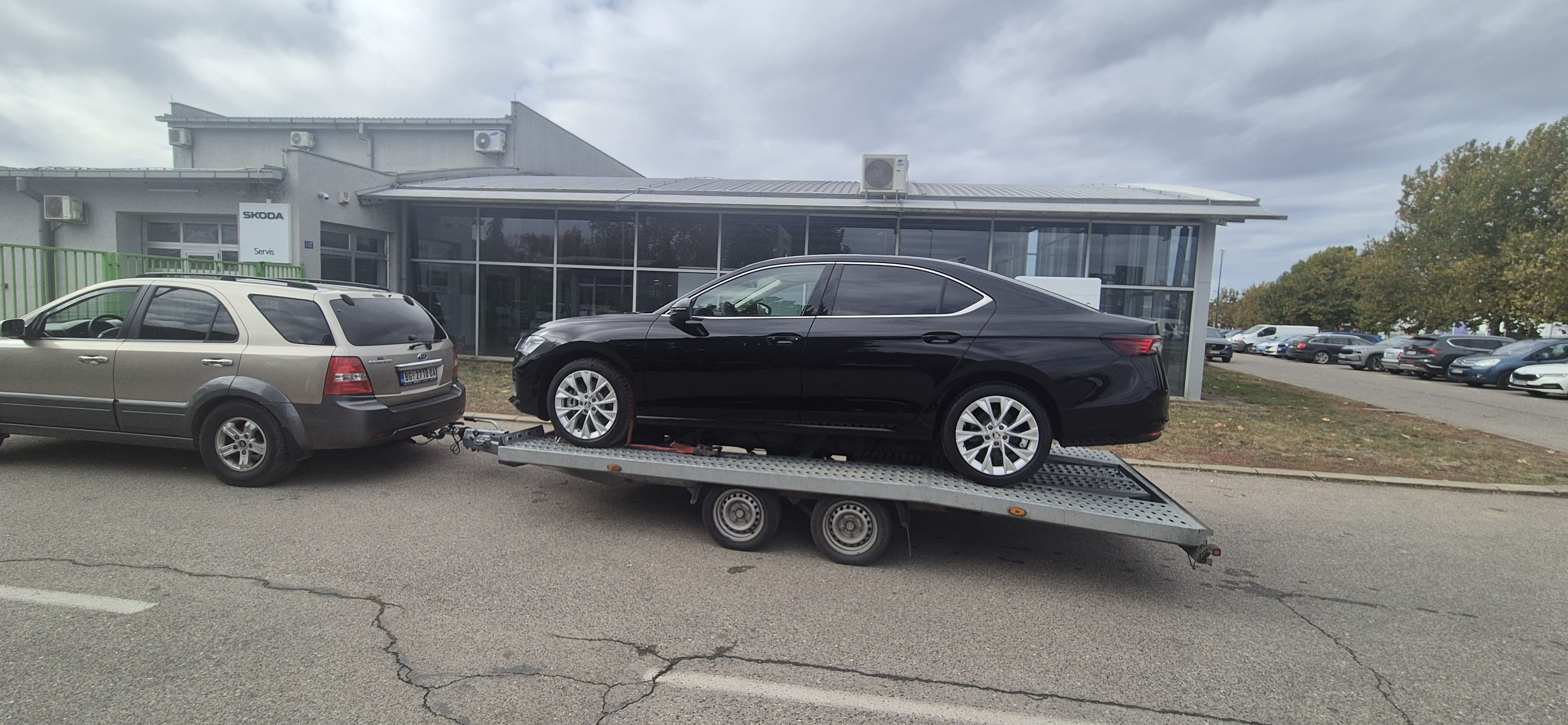 Srbija Prevoz havarisanih vozila