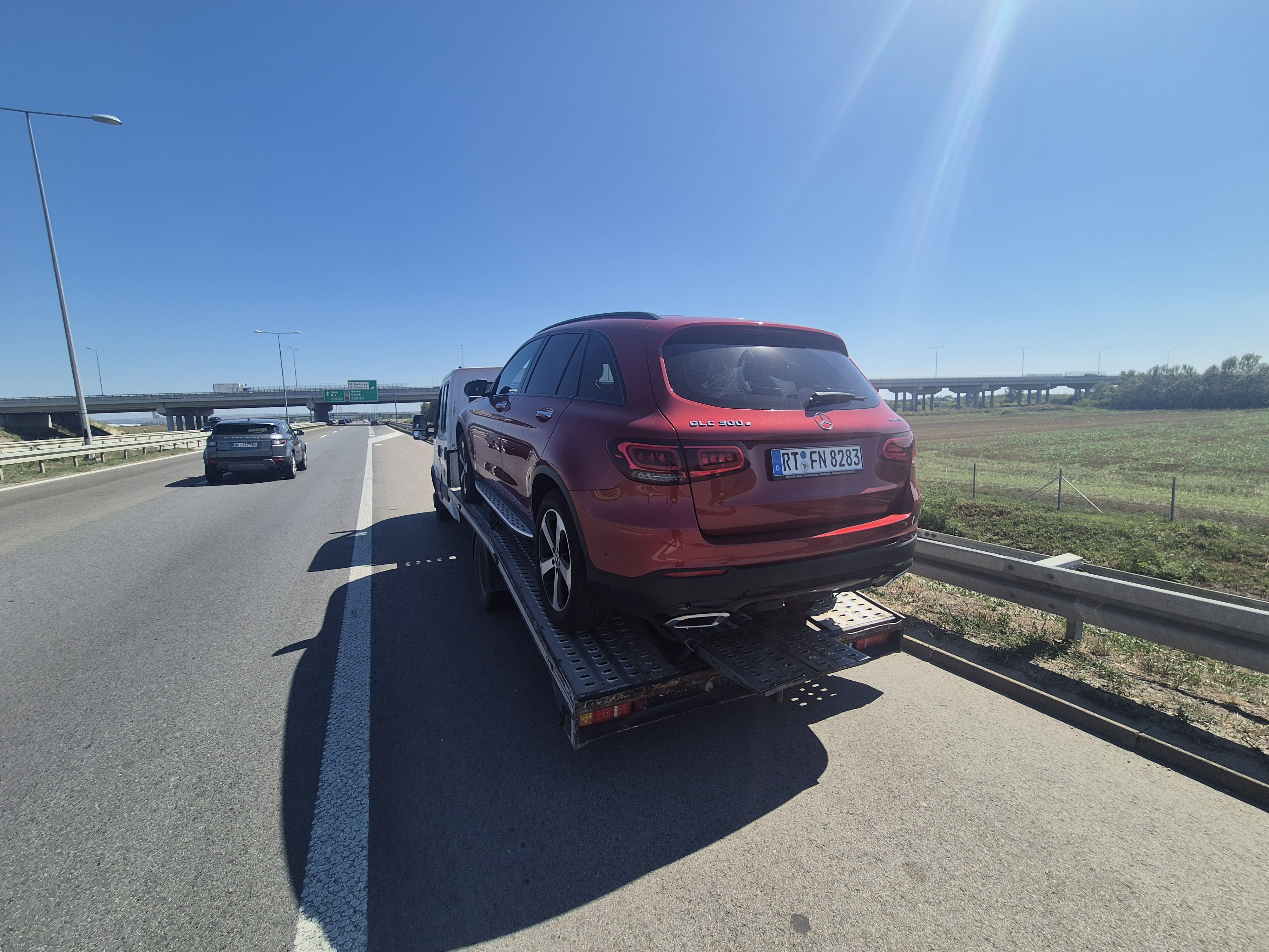 Srbija Prevoz havarisanih vozila