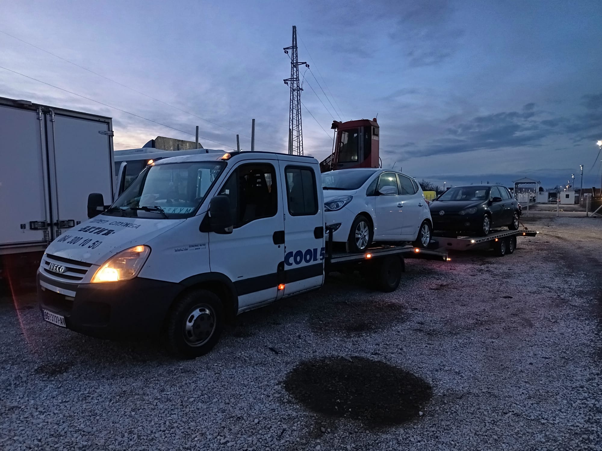 Evropa Prevoz havarisanih vozila