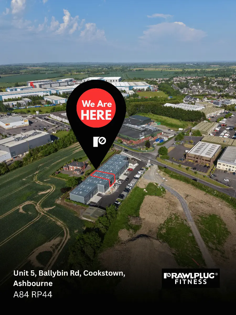 Rawlplug Fitness gym in Ashbourne Location from above